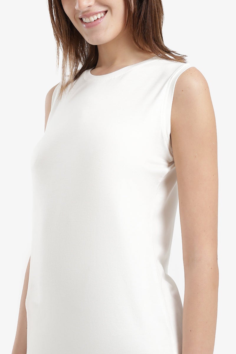 Carina Slim Fit Sleeveless T-Shirt - Image 4